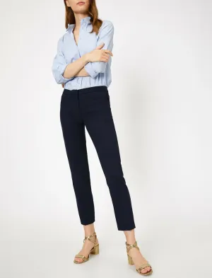 16293 Navy Pocket Detail Trousers
