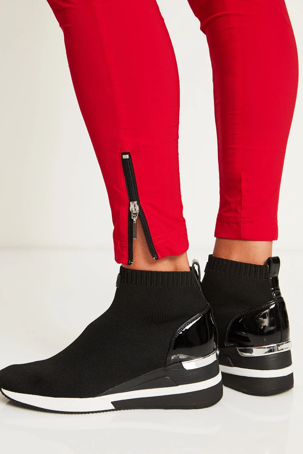 Allie Hybrid Pant - Atomic Red