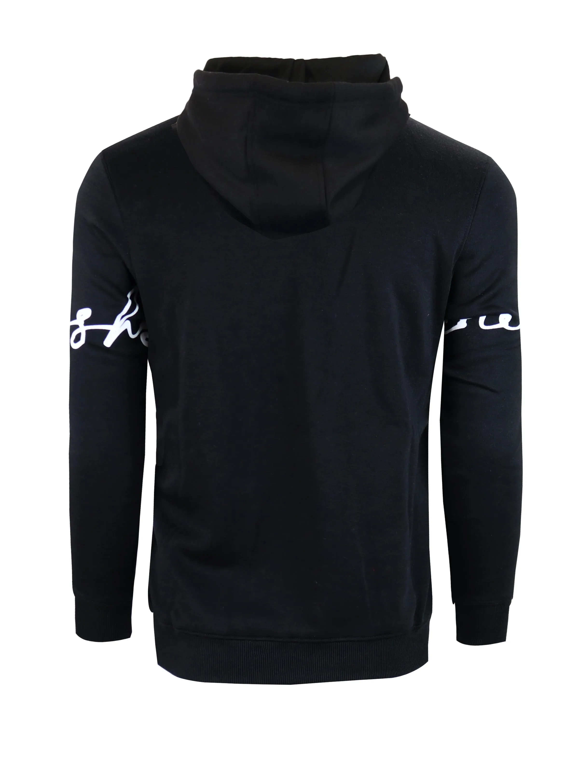 BANDANA BEAR FLEECE HOODIE-H1122(BLAC/RED)