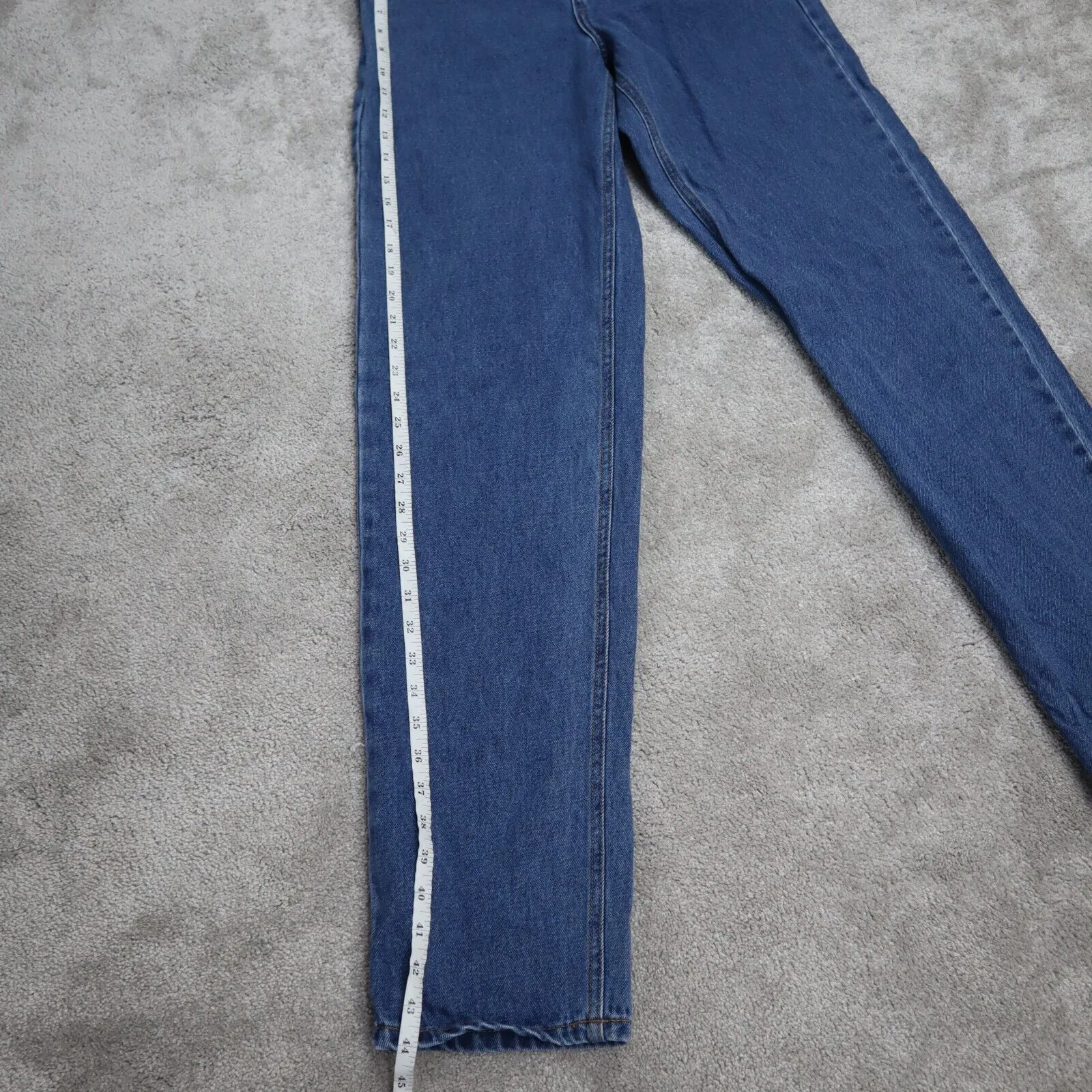 Berne Apparel Womens Jeans Tapered Leg P5213DNR 100% Cotton Blue Size W30XL34