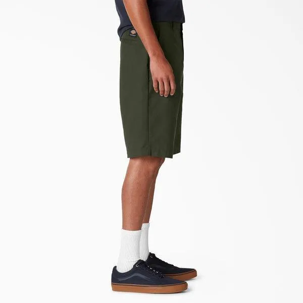 Dickies Skateboarding Slim Fit 11" Shorts Olive Green