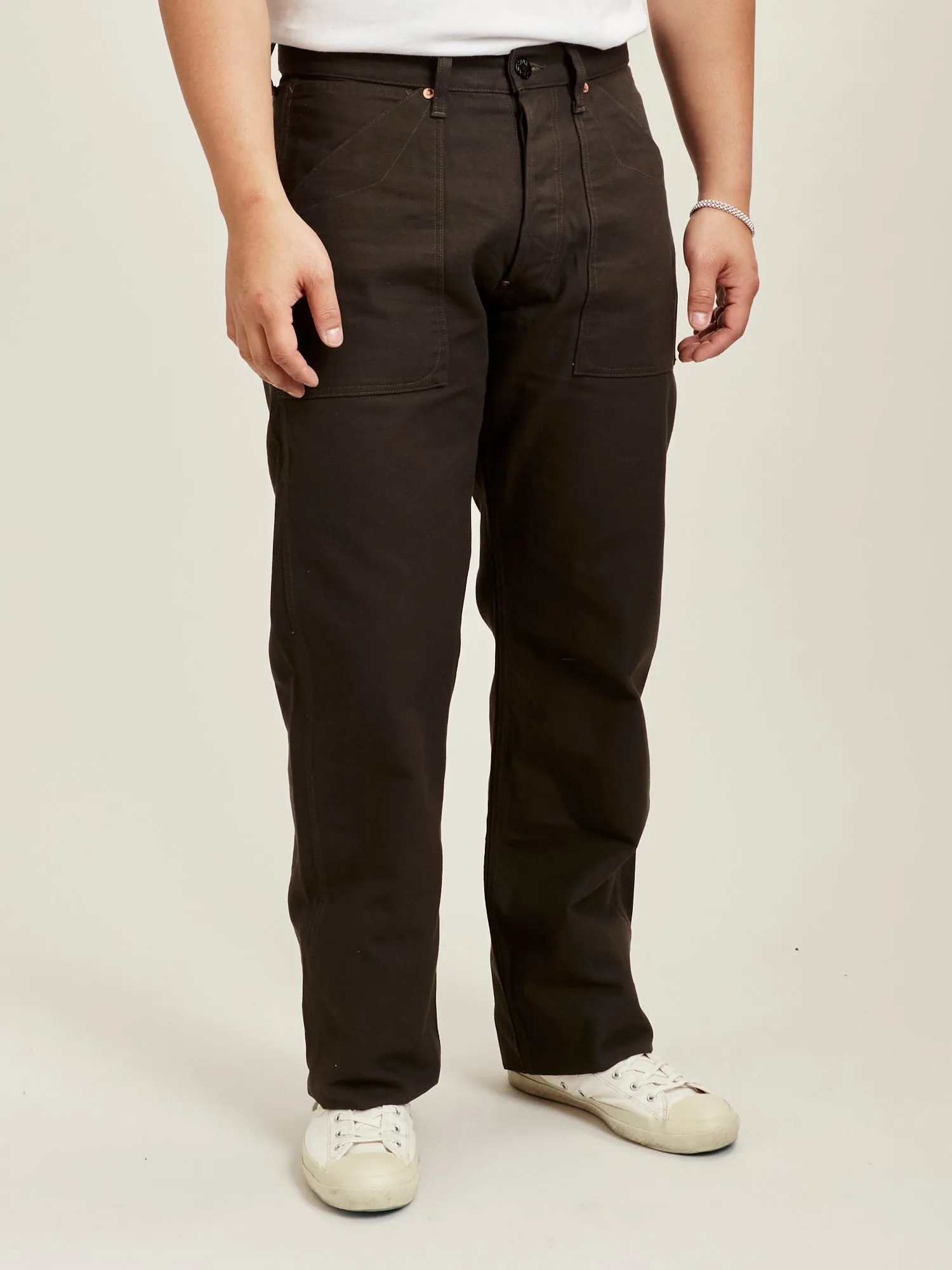 Duck Canvas Work Pants in Charcoal Grey