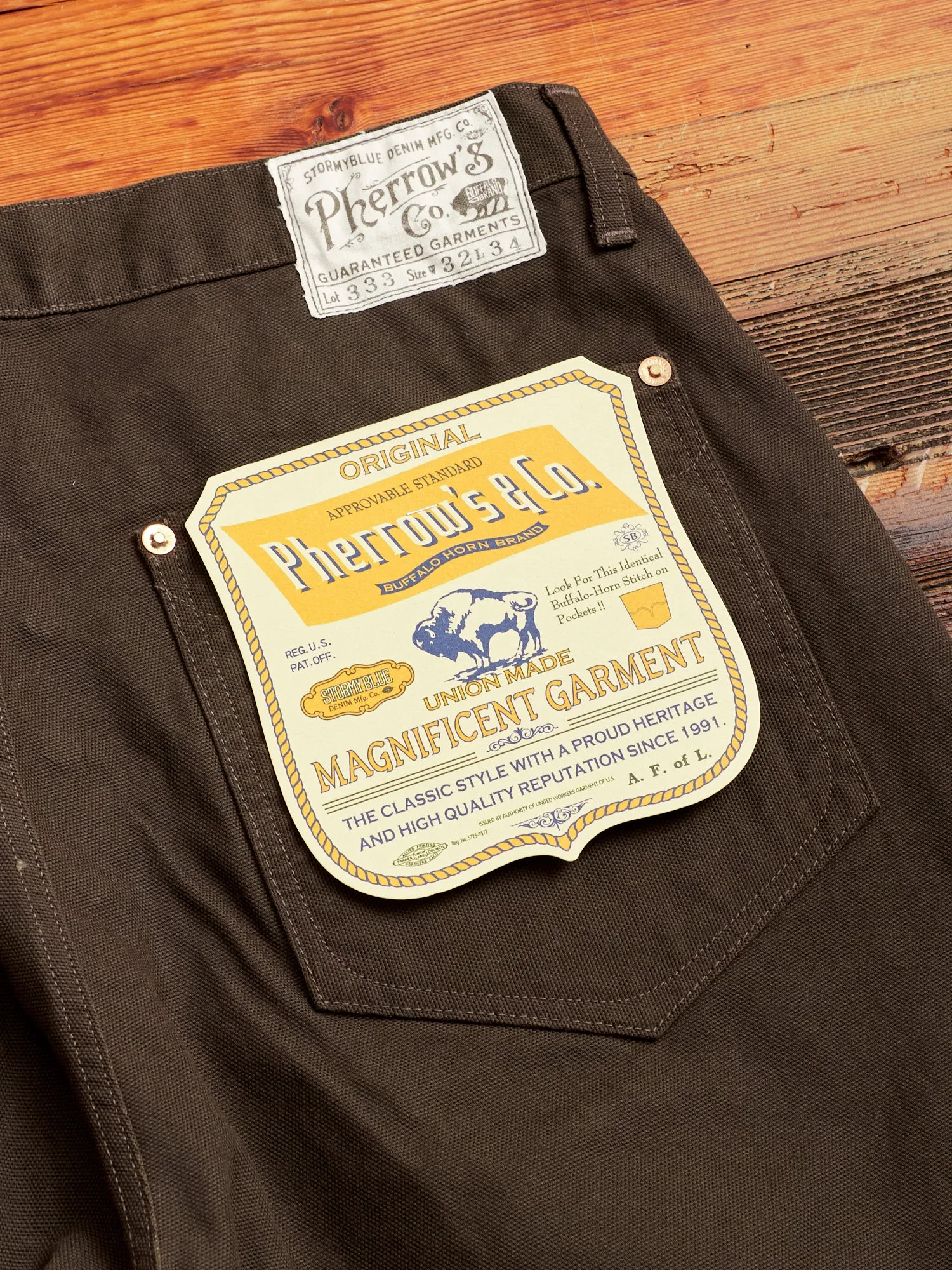 Duck Canvas Work Pants in Charcoal Grey