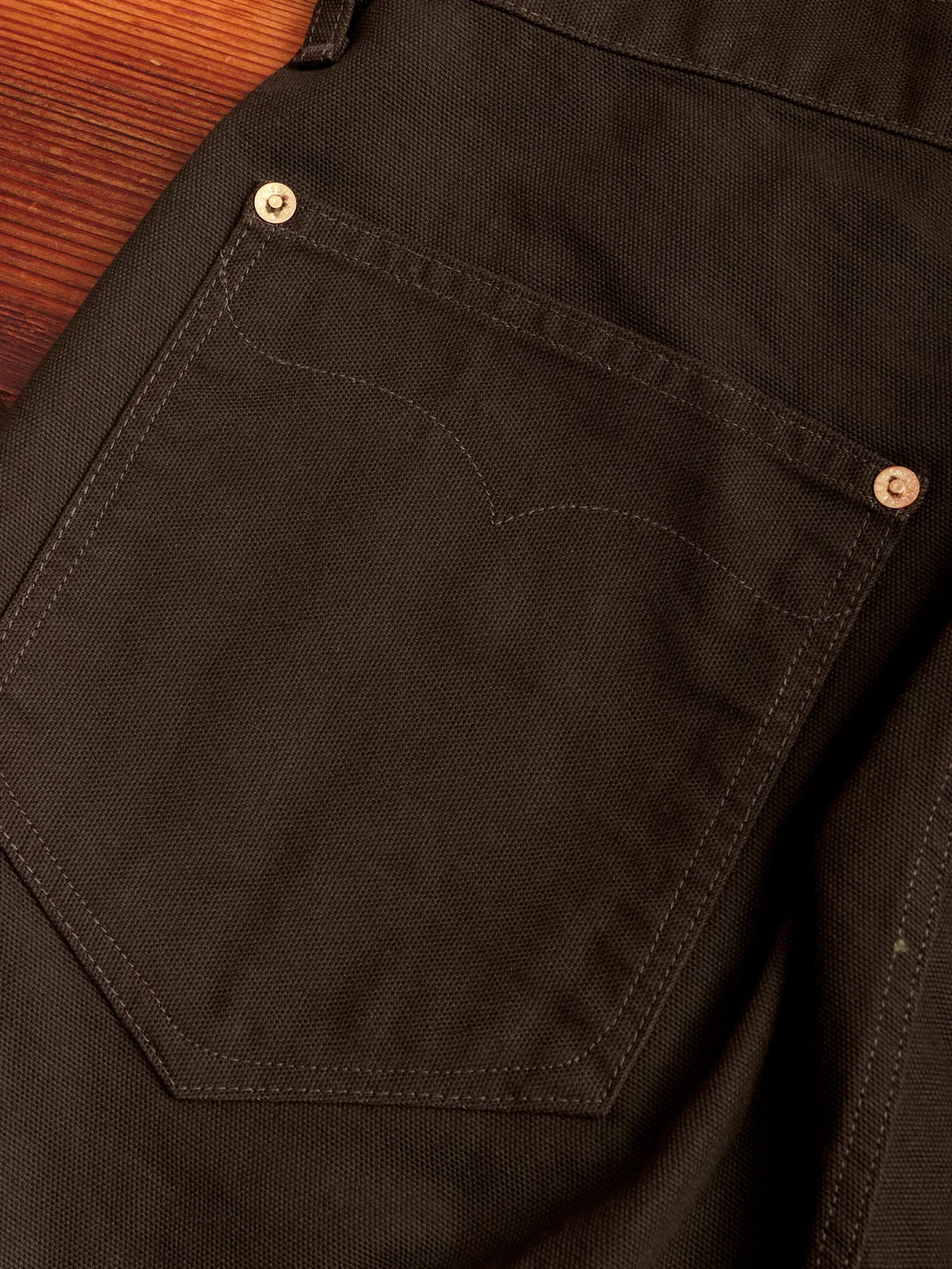 Duck Canvas Work Pants in Charcoal Grey