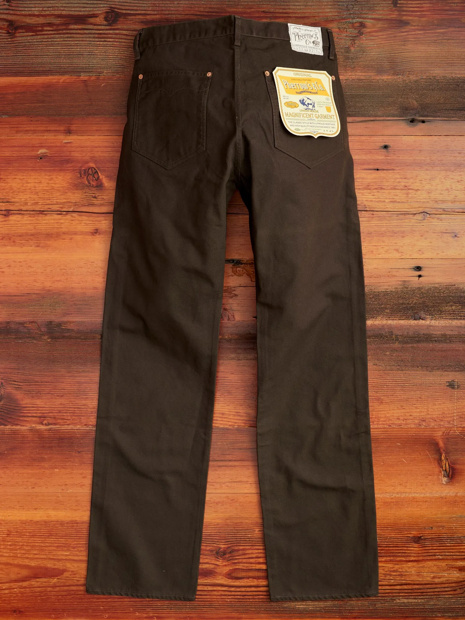Duck Canvas Work Pants in Charcoal Grey