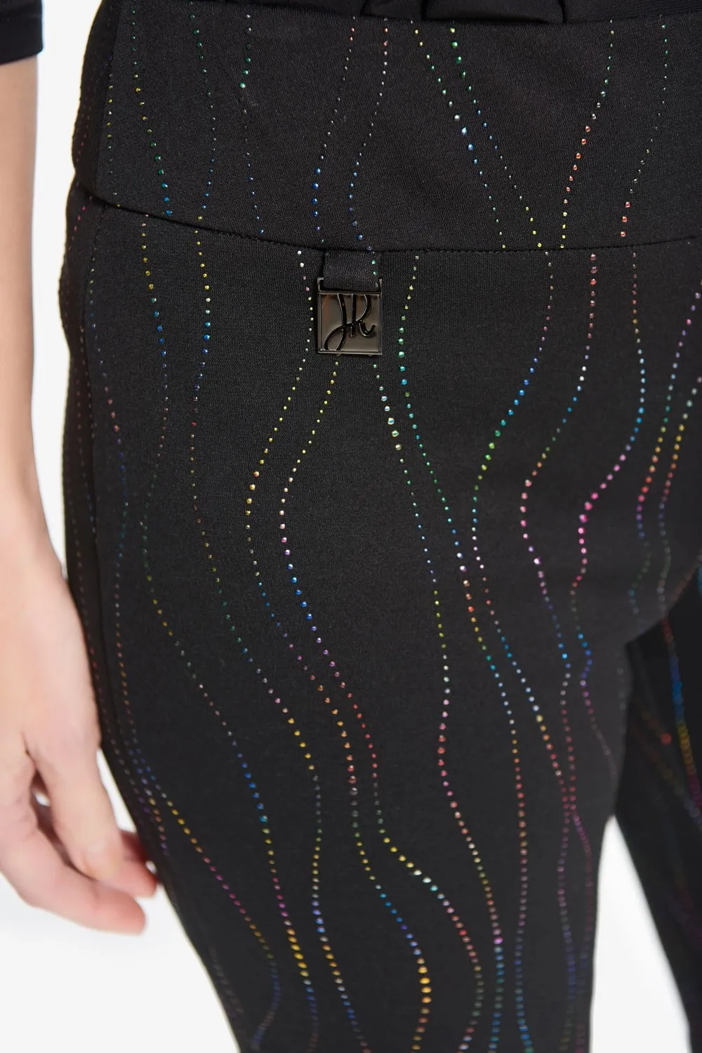 Joseph Ribkoff Pant 214297 Black/Multi*