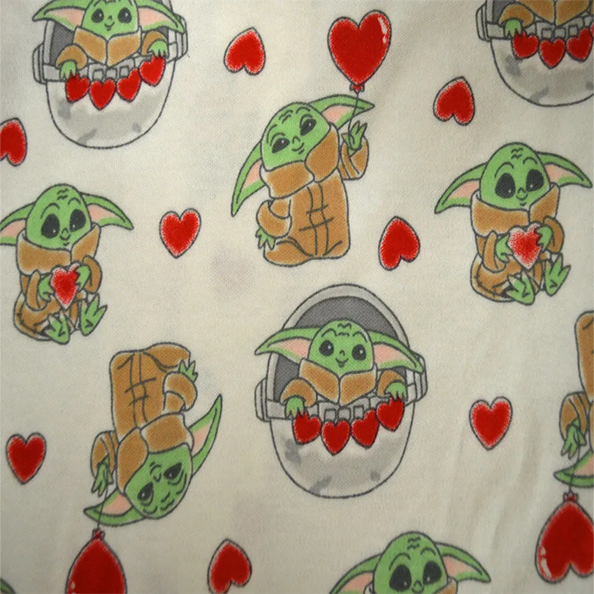 Mandalorian Grogu Baby Lots of Love Infant One Piece Sleeper