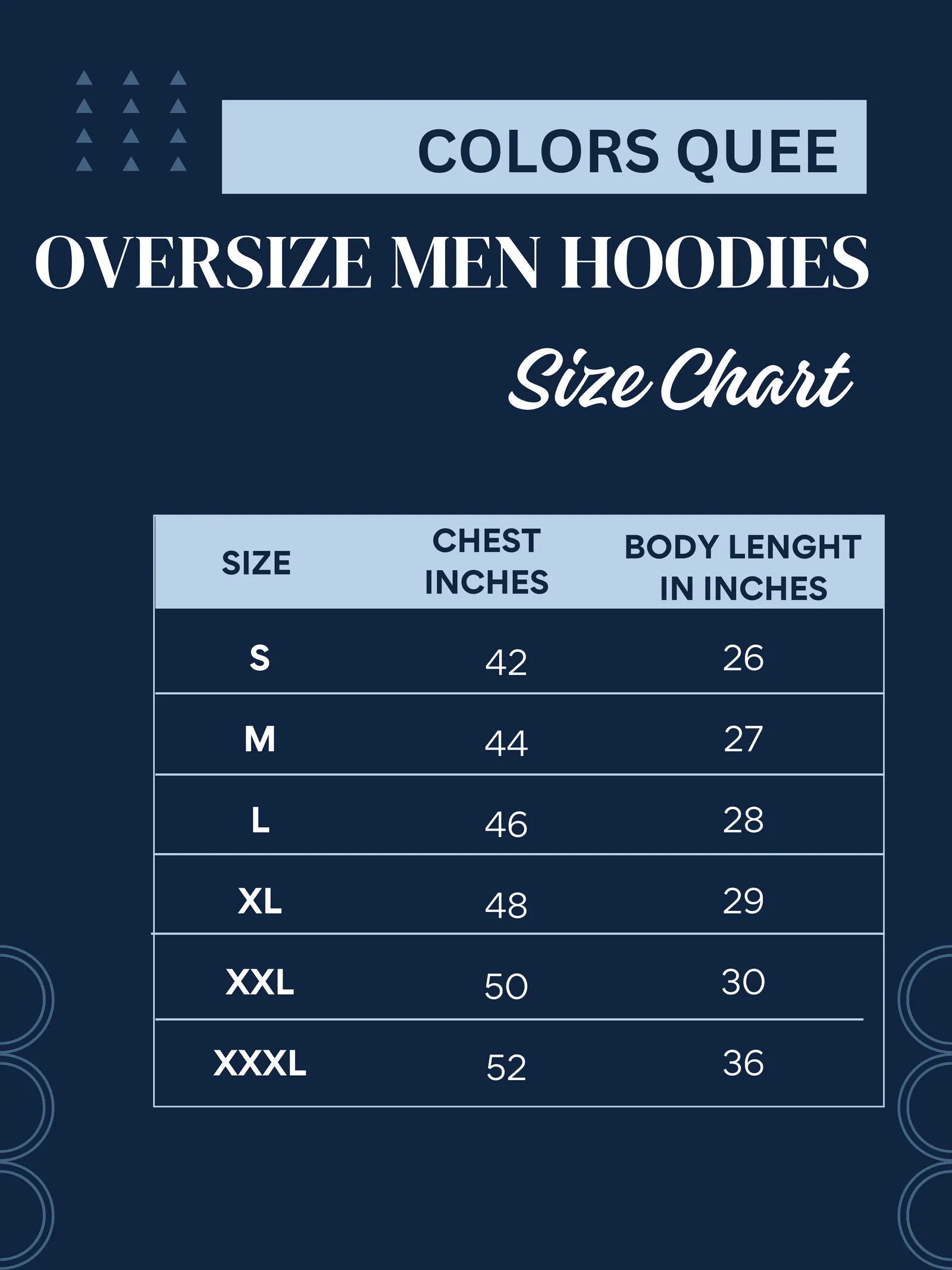 Men's Oversized Custom Hoodie in Havelock Blue Color