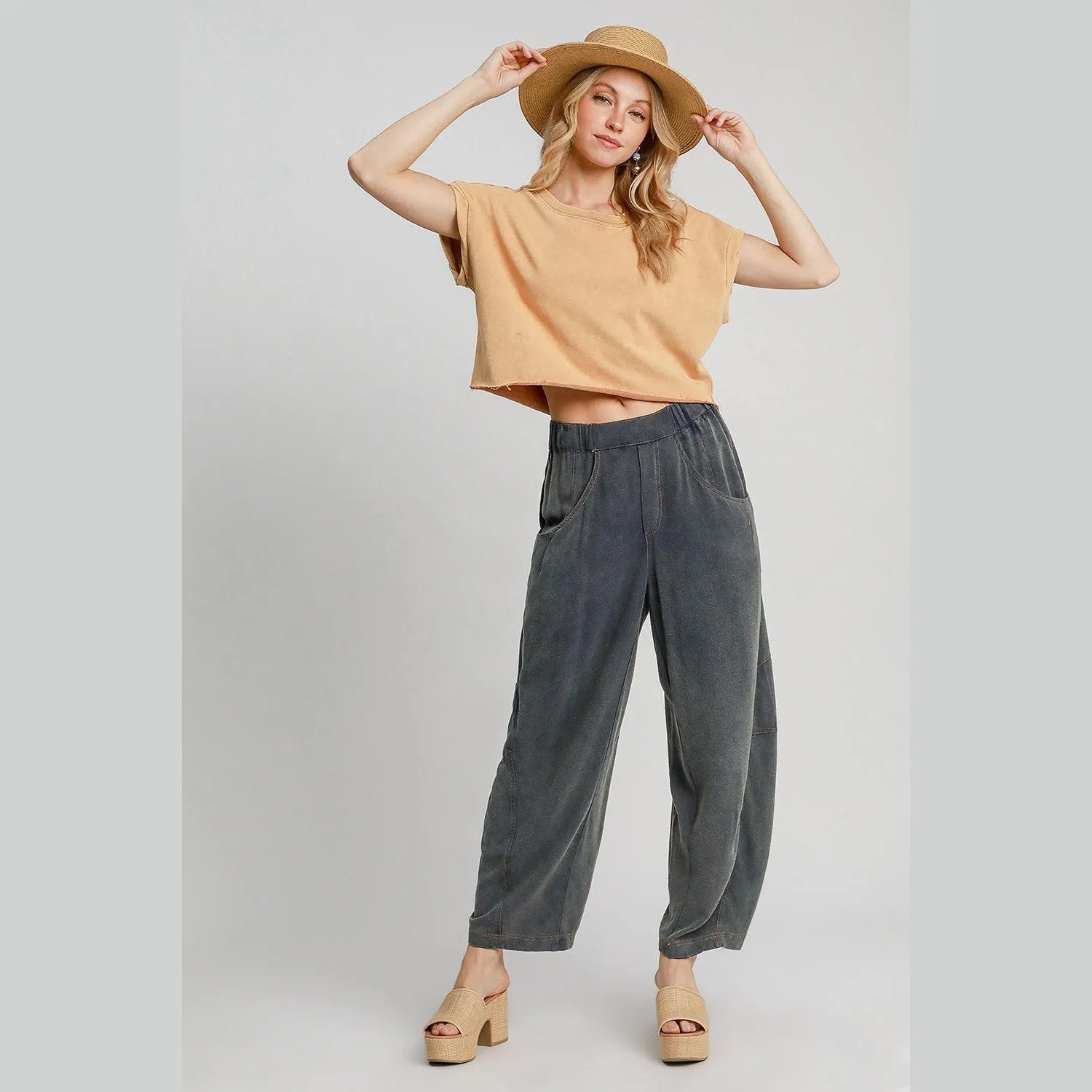 Nothing Ordinary Navy Baggy Fit Pants