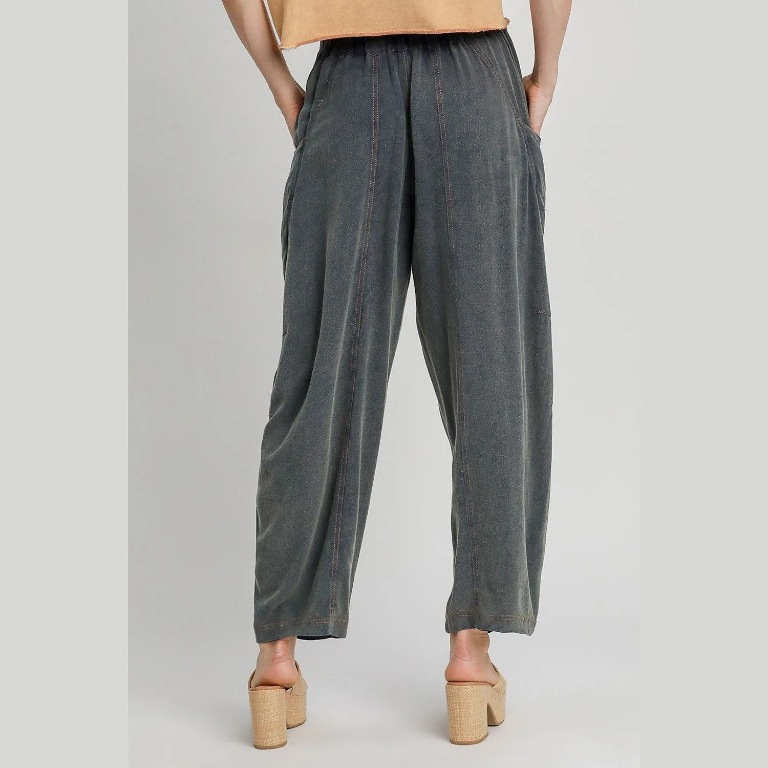 Nothing Ordinary Navy Baggy Fit Pants