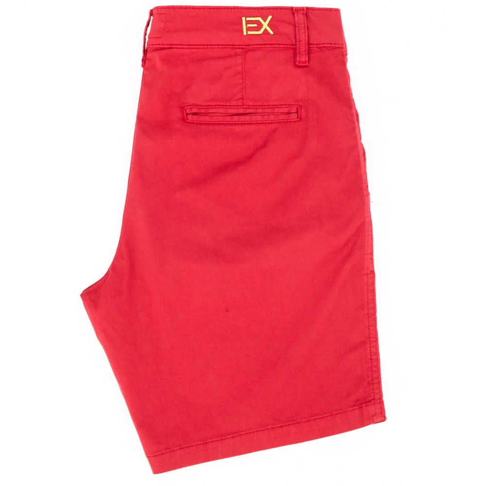 Red FROG Chino Shorts
