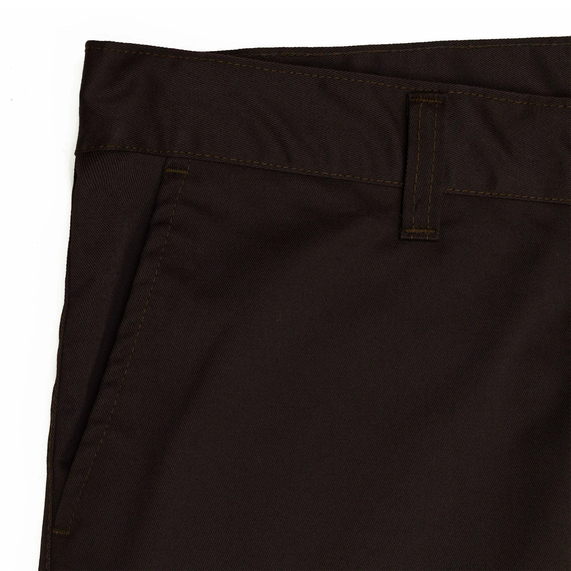 SLIM-FIT BROWN CHINO PANTS