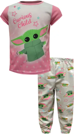 Star Wars Mandalorian Grogu Curious Child Toddler Pajamas