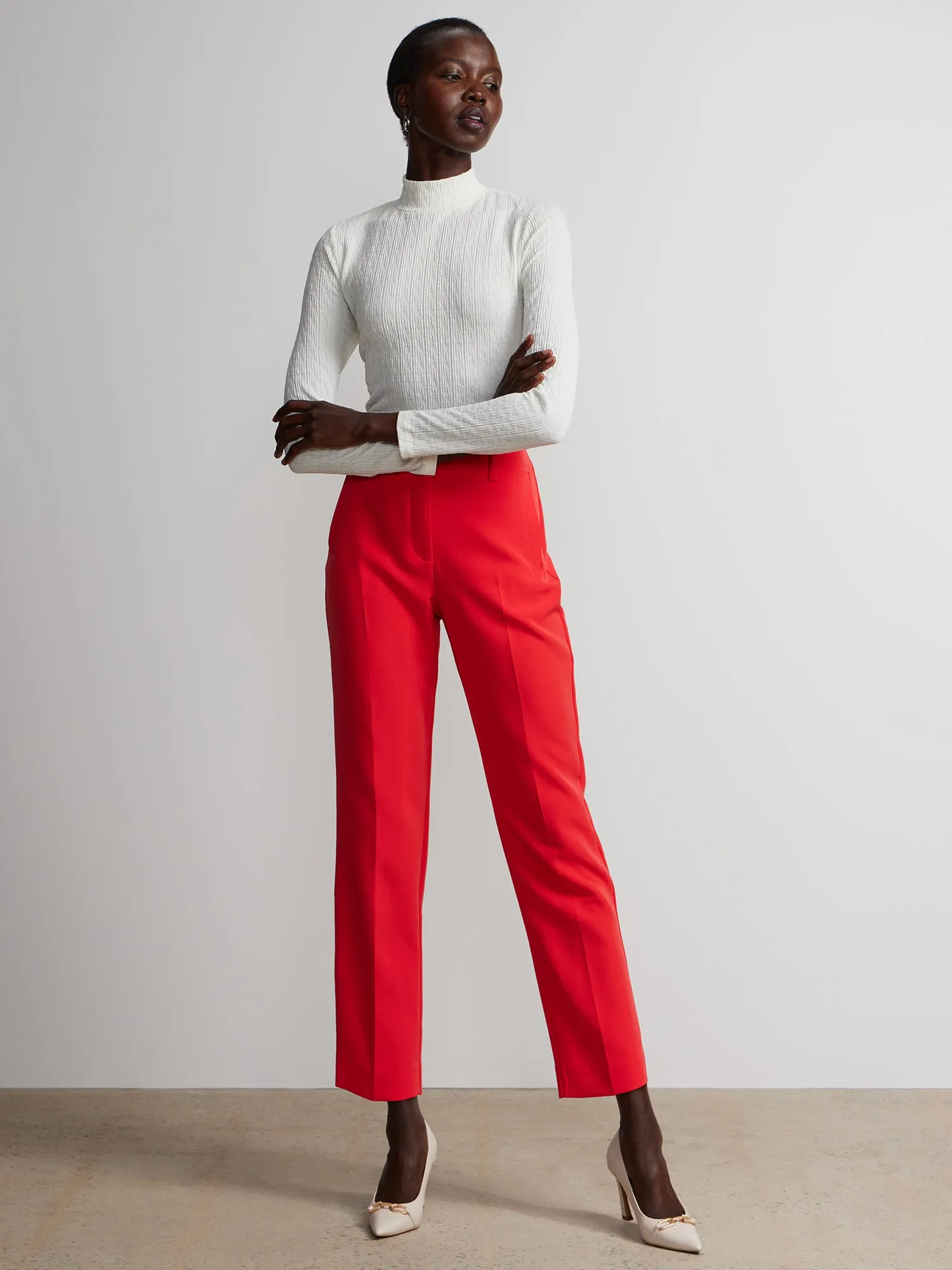 Straight Leg Ankle Length Pant