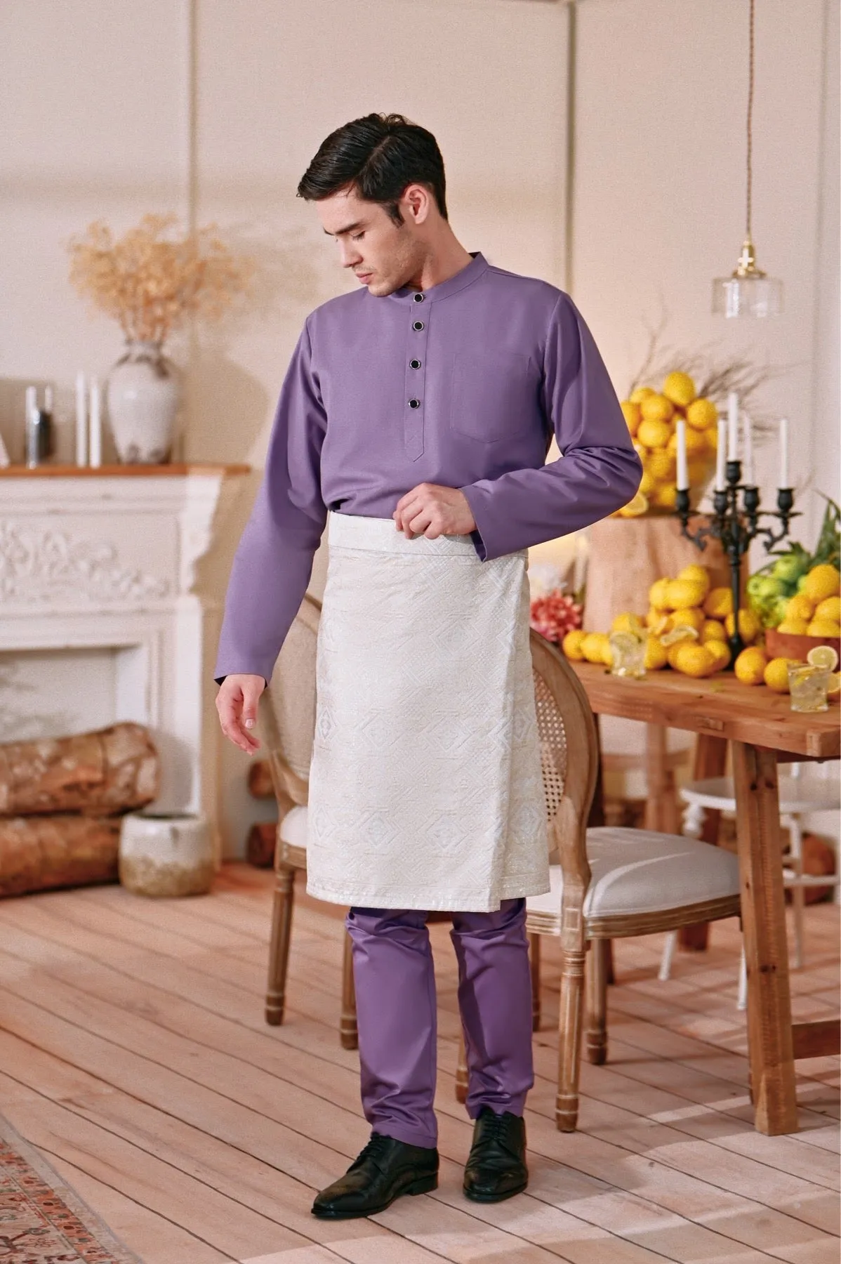 The Perfect Men Slim Fit Pants - Purple