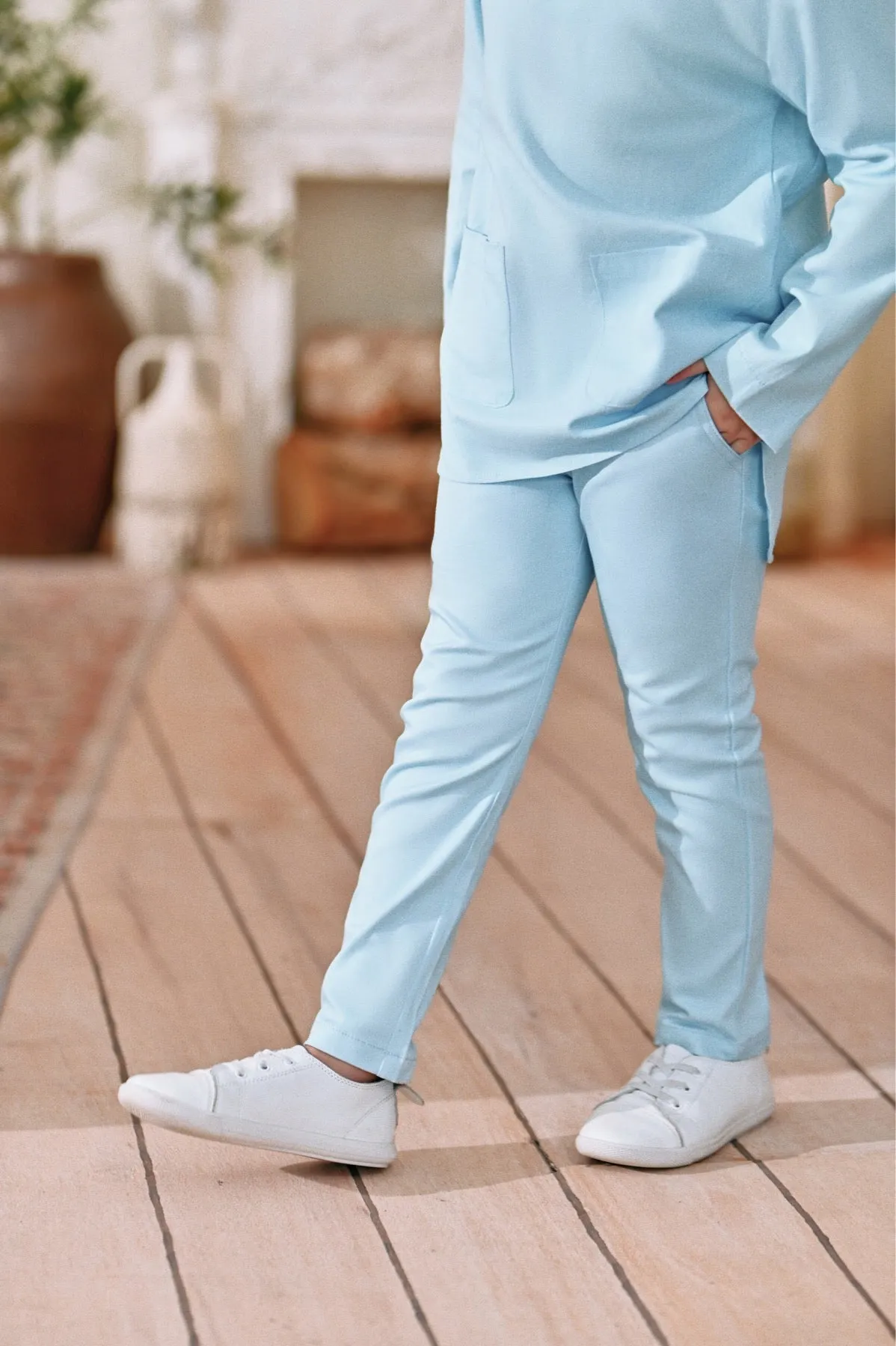 The Perfect Slim Fit Pants - Light Blue