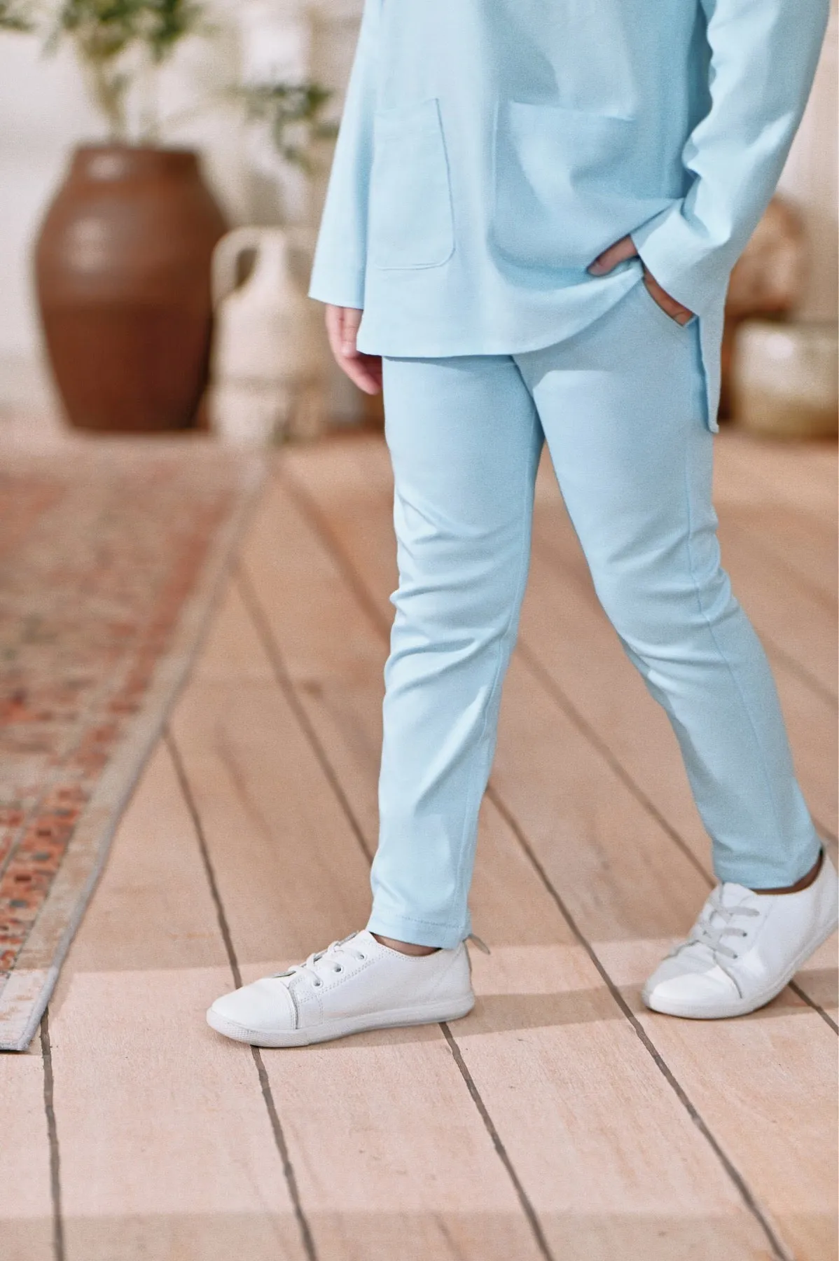 The Perfect Slim Fit Pants - Light Blue