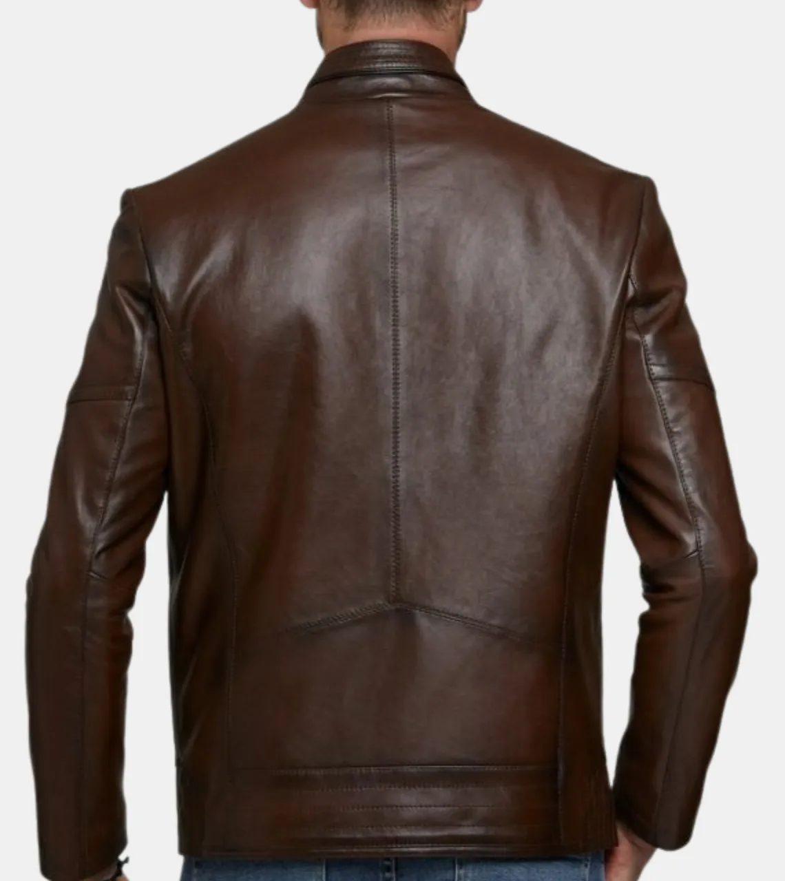 Wallace Men's Brown Leather Jacket