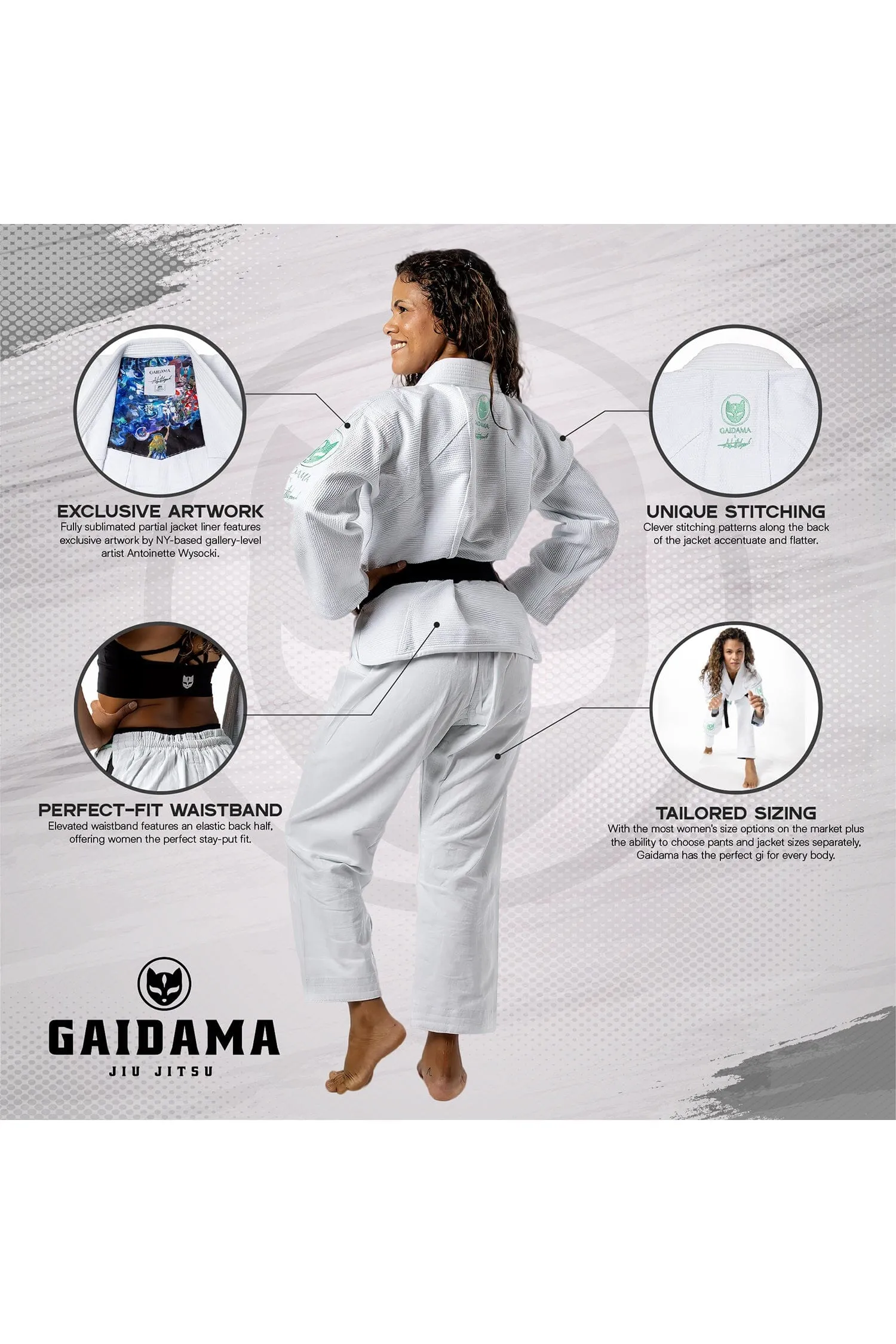 Women's Gaidama x Antoinette Wysocki Perfect Fit Jiu Jitsu Gi - Pants