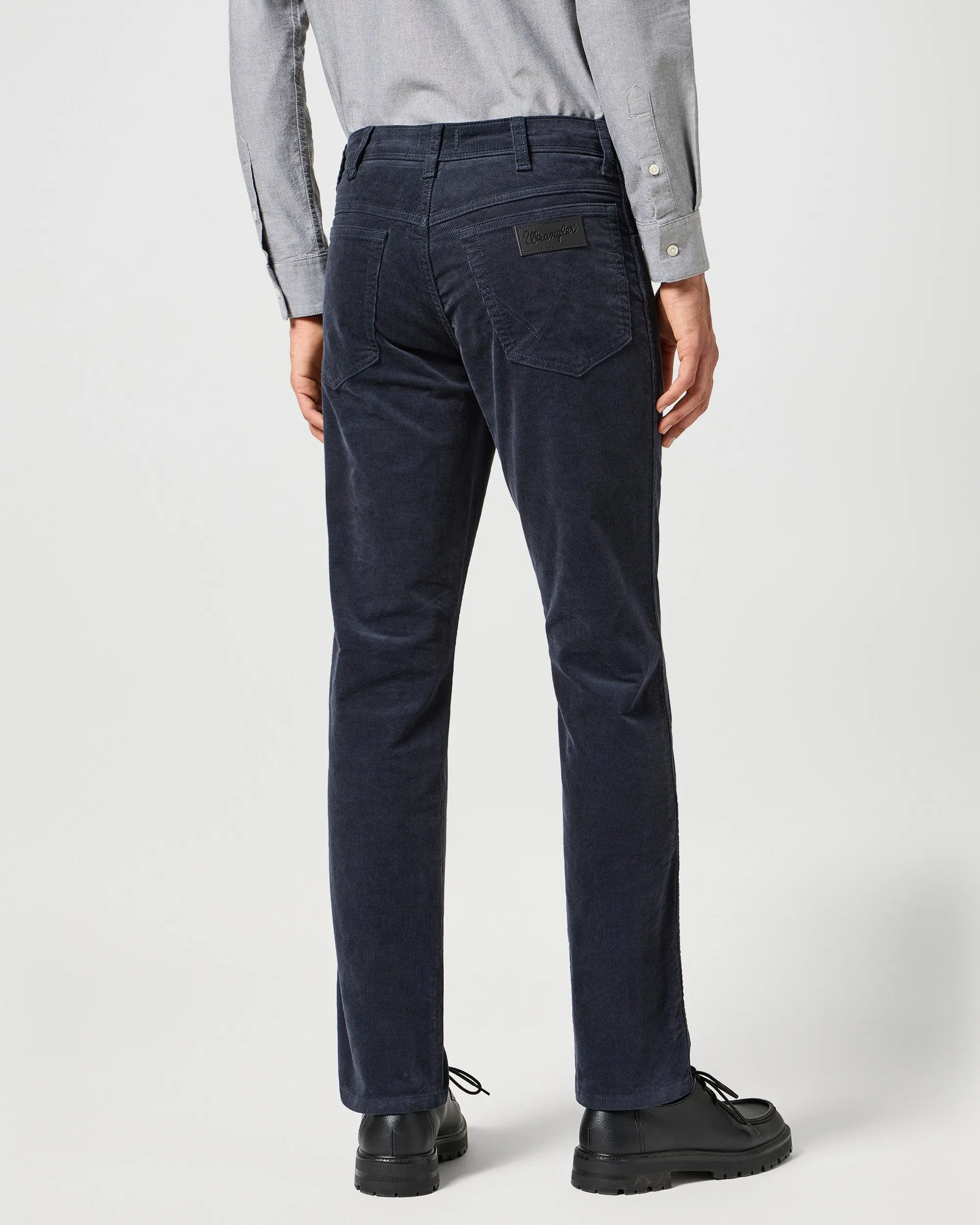 Wrangler Texas SLIM Mens Cords - Dark Navy